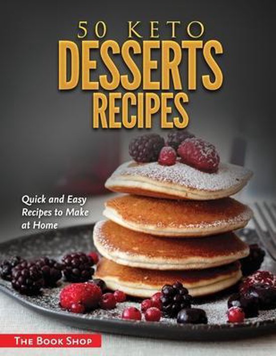 50 Keto Desserts Recipes - cover
