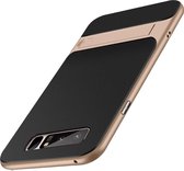 Geschikt voor Samsung Galaxy Note 8 Backcover | Goud | Shockproof | met Kickstand