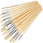 Brush set | 12 st | Schilderkwasten | Professional brush set