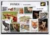 Afbeelding van het spelletje Vossen – Luxe postzegel pakket (A6 formaat) : collectie van 25 verschillende postzegels van vossen – kan als ansichtkaart in een A6 envelop - authentiek cadeau - kado - geschenk - kaart - hondachtigen - vulpes - Canidae - vos