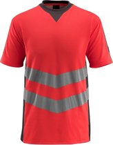 Mascot t-shirt Sandwell fluorrood/antraciet