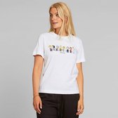 Dedicated T-shirt Mysen Peanuts Crew - T-shirt - Wit - S