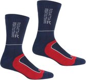 Regatta - Samaris 2Season Coolmax 2 paar Heren Wandelsokken - Blauw/Rood - Maat 43/47