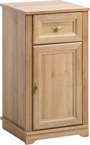 Badkamerkast Laag Eiken 80.8x43 cm -Badmeubel Belize – Luxe Badkamer Kast - Perfecthomeshop