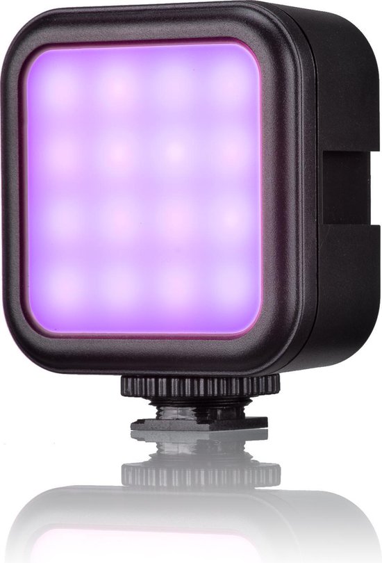 Bresser RGB LED-lamp - BR-49RGB 3W - Voor Camera of Statief