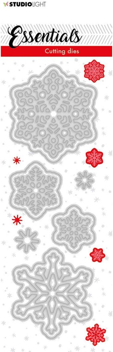 Studio Light Cutting die - Essentials - Kleine Sneeuwvlokken 1