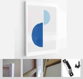 Set of Abstract Hand Painted Illustrations for Postcard, Social Media Banner, Brochure Cover Design or Wall Decoration Background - Modern Art Canvas - Vertical - 1906045969 - 80*6