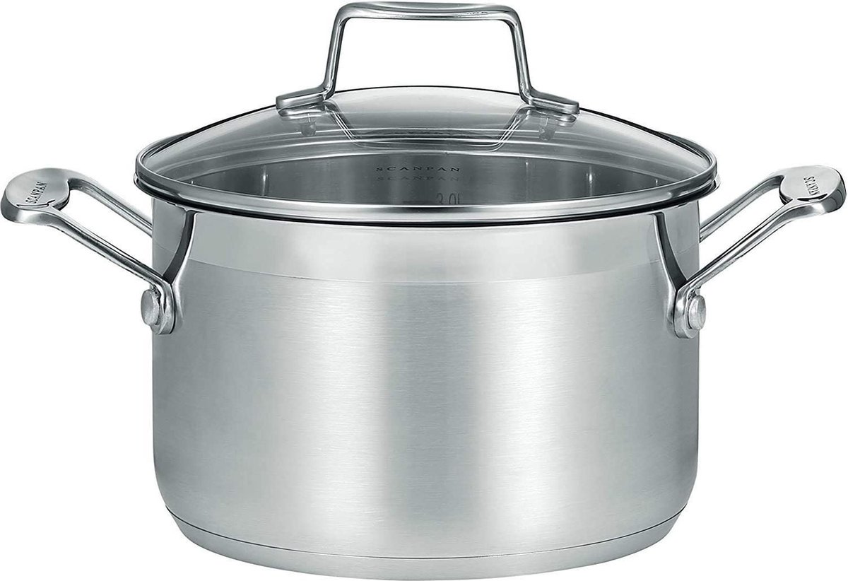 Scanpan - Impact - casserole avec couvercle - 4,5 litres - 22cm