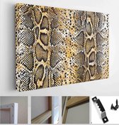 Itsallcanvas - Schilderij - Snake Skin Background Art Horizontal Horizontal - Multicolor - 60 X 80 Cm