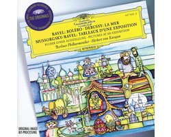 Berliner Philharmoniker, Herbert Von Karajan - Ravel: Beléro | Debussy: La Mer | Mussorgsky: Tableaux d'un Exposition (CD)