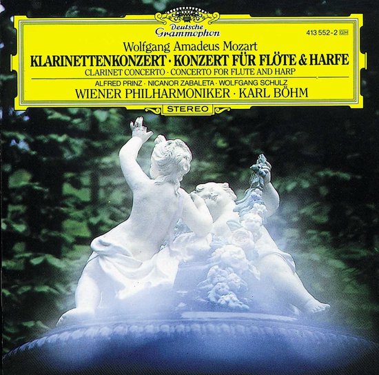 Alfred Prinz, Wolfgang Schulz, Nicanor Zabaleta - Mozart: Clarinet Concerto K.622; Flute & Harp Concerto (CD)