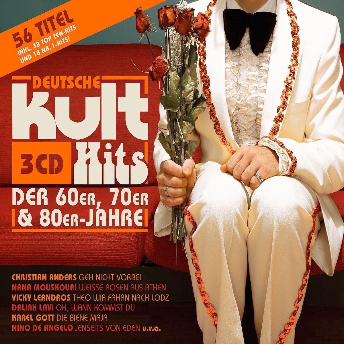 Various Artists - Deutsche Kulthits Der 60er, 70er & 80er-Jahre (3 CD)