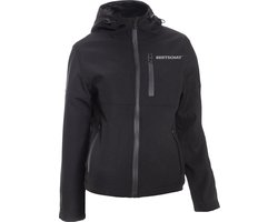 Verwarmde Jas | Soft Shell | Women | L | Zwart incl. Powerbank