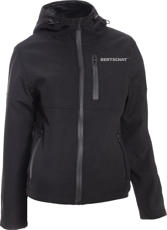 Verwarmde Jas | Soft Shell | Women | L | Zwart incl. Powerbank