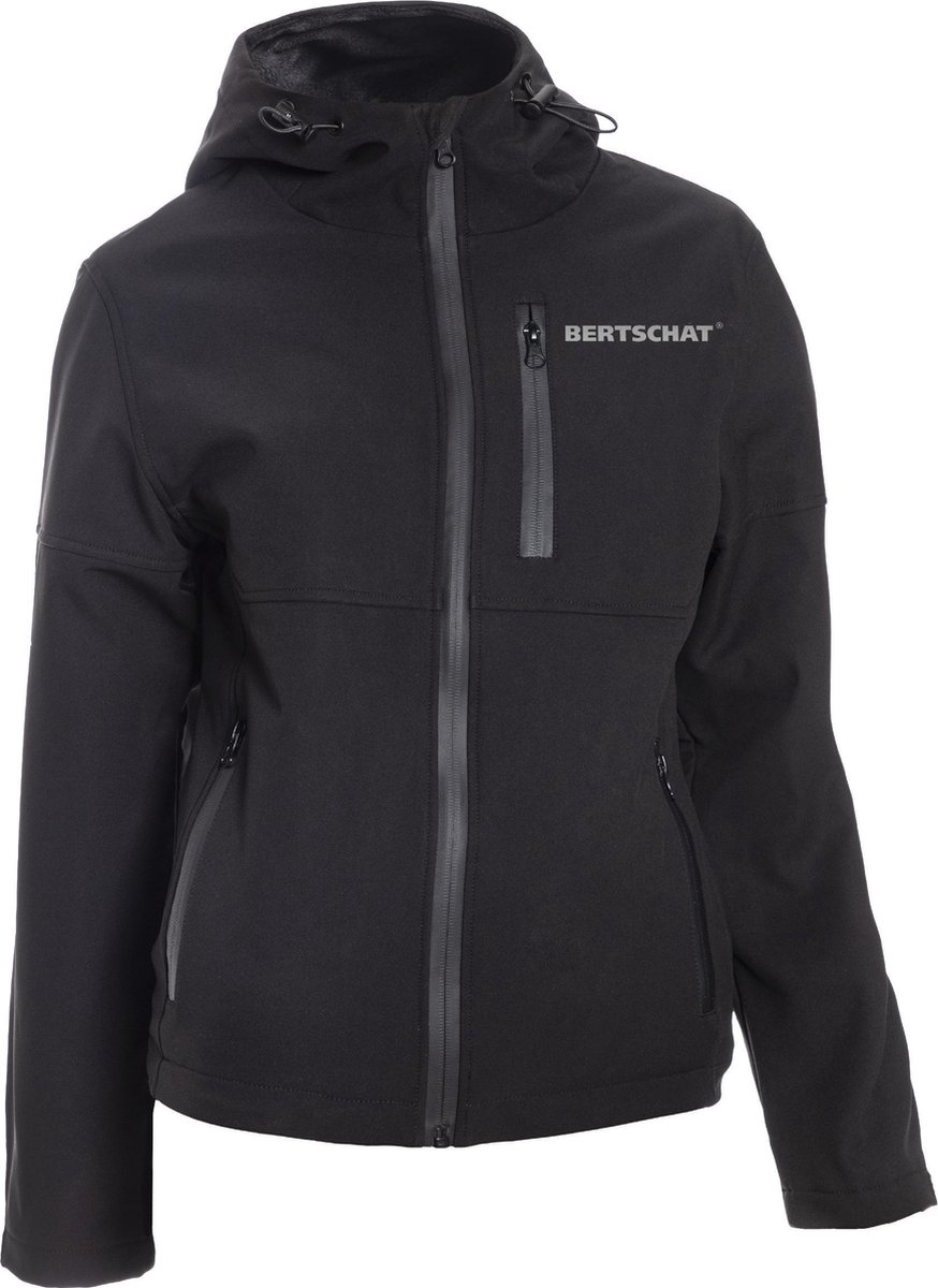 Verwarmde Jas Soft Shell Women incl. Powerbank Zwart