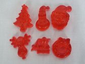 Zeep Kerstmis, Kerst, Feestdag, set Rood Doorschijnend rozengeur
