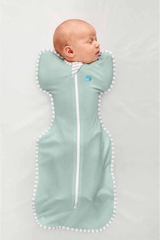 Love to Dream™ Babyslaapzak Swaddle Up™ - Inbakeren - Baby 0-3 maanden - 3.5-6 kg - Zomer - 0.2 TOG- Olijf groen