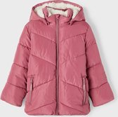 Name it winterjas meisjes - roze - NMFmake - maat 98