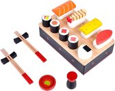 ZaciaToys Houten Sushi Set - Speelgoedeten en -drinken