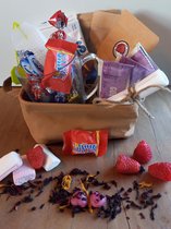 Thee cadeau - thee pakket - thee geschenk - tea for 1 giftset kadootjethuis.nl verse thee en veel lekkers