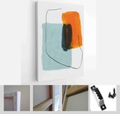 Set of creative minimalist hand painted illustrations for wall decoration, postcard or brochure cover design - Modern Art Canvas - Vertical - 1719424234 - 50*40 Vertical
