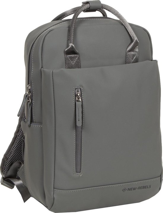 New compartiment pour ordinateur portable -Rebels® Harper Backpack - 9Liter - 28x8x38cm - Anthracite