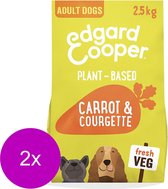 Edgard&Cooper Plantbased Adult Wortel&Courgette - Hondenvoer - 2 x 2.5 kg