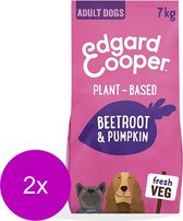 Edgard&Cooper Plantbased Adult Rode Biet&Pompoen - Hondenvoer - 2 x 7 kg