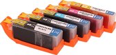 PGI-580 XXL + CLI-581 XL Multipack 5 stuks AtotZinkt Huismerk Voor Printers: TS705 / TR7550 / TR8550 / TS6150 / TS6151 / TS6250 / TS6251 / TS6350 / TS8150 / TS8151 / TS8152 / TS8250 / TS8251 