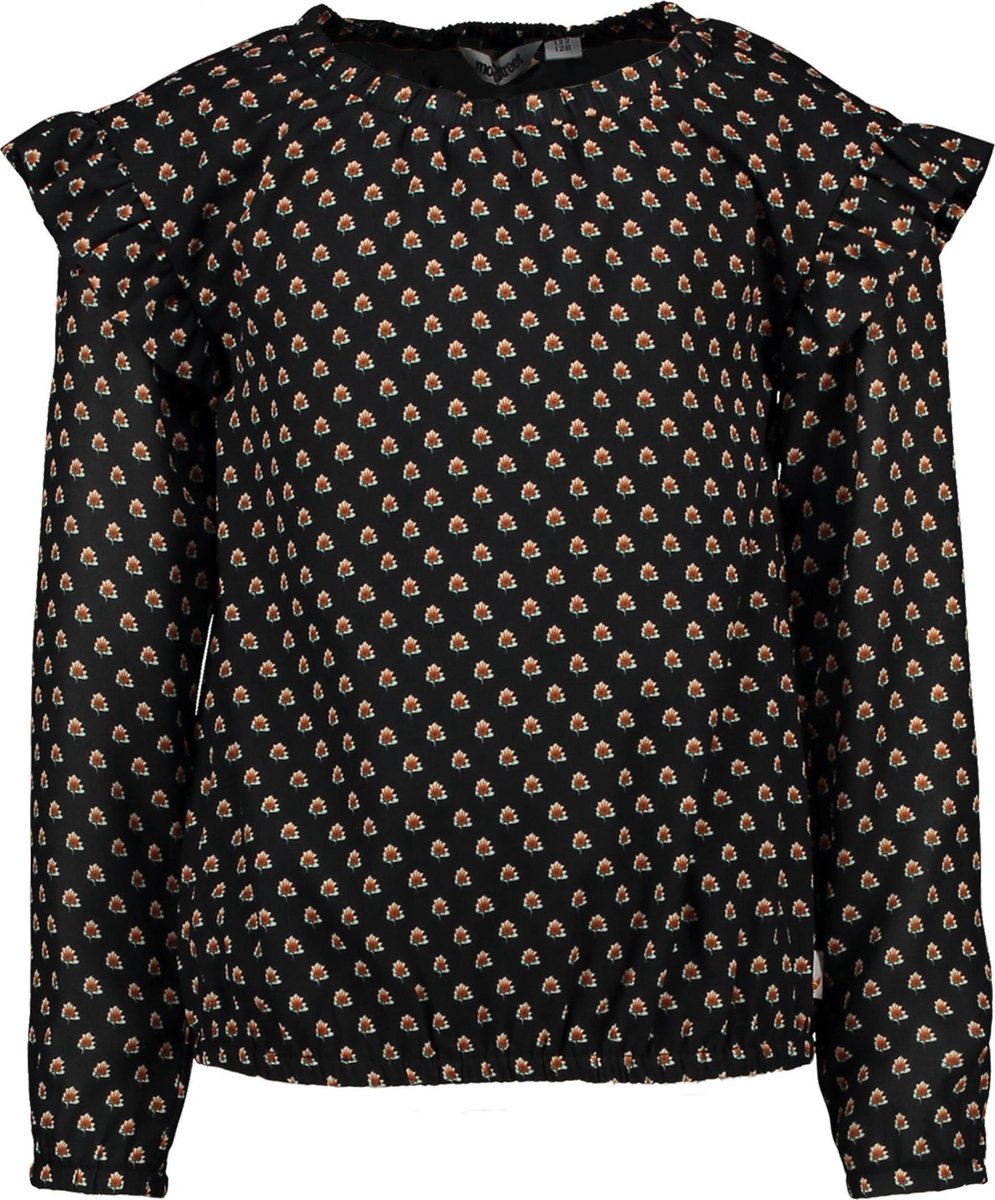 Moodstreet Blouse meisje black maat 98/104