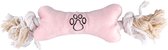 Flamingo Pluche Puppy Been Touw - Roze - 22 X 7,5 X 4Cm