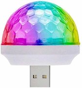USB Discolamp - Discolamp op Geluid - Beweegt op Muziek - Mini Discobal - Feestverlichting - 2 Stuks
