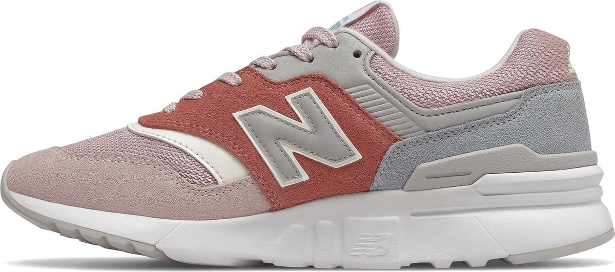 New Balance CW997HVE Dames Sneakers - Rood/Grijs - Maat 37.5 | bol.com