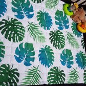Boxkleed 75x95 Nordic bladeren Liefboefje - baby boxkleed - boxkleden