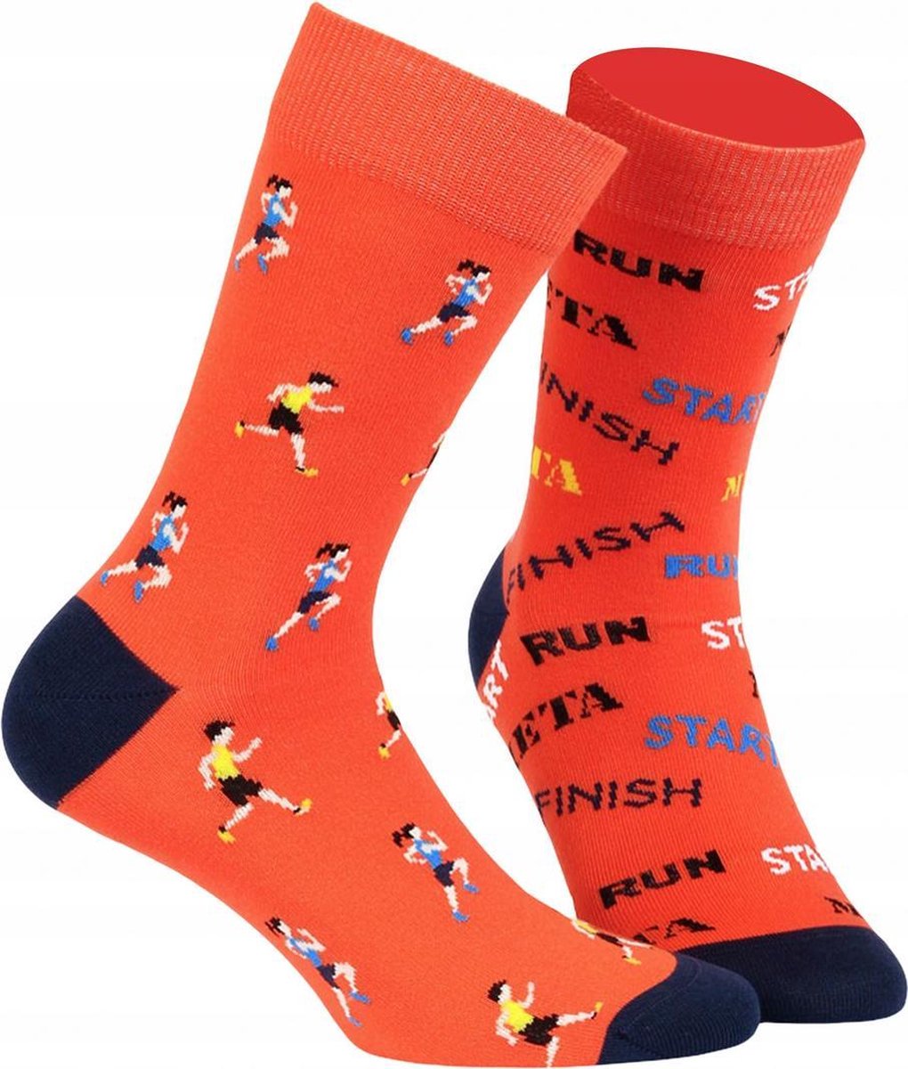 2 pack Gatta-Wola katoenen sokken Funky, 2 verschillende patronen, maat 43-46, Sport patroon