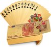 Afbeelding van het spelletje Luxe Gouden Speelkaarten / Poker kaarten waterdicht Geplastificeerd