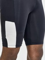 Craft ventilerende korte tight, heren, zwart/wit