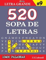 Más de 10400 Emocionantes Palabras en Español- 520 SOPA DE LETRAS #9 (10400 PALABRAS) Letra Grande