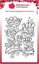 Woodware Clear stamp - Bloementuin - A6 - Polymeer
