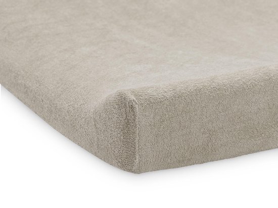 Jollein Baby Aankleedkussenhoes Badstof - 50x70cm - Nougat - 2 Stuks