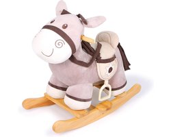Small Foot Company - Houten Hobbelpaard - Sheriff - Wit/bruin