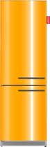 COOLER LARGEPREMIUMRIGHT-FORA Combi Bottom Koelkast by Boretti, A++, 217+85l, Gloss Bright Orange Front, Rechtsdraaiiend
