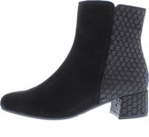 Verhulst Lisa laarsje wijdte H 8440 - 69 - 78_2584-2590 Zwart suede combi maat 10