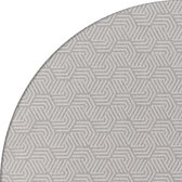 MixMamas Rond Tafelkleed Gecoat Jacquard - Ø 160 cm – Seamless Hexagon