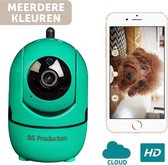 Beveiligingscamera - Huisdiercamera - WiFi - Beweeg en geluidsdetectie - Werkt met app - Groen