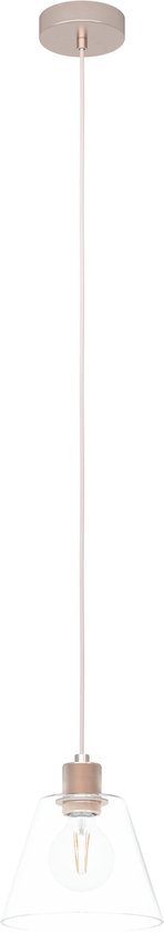 Lampe à Suspension EGLO Copley - E27 - Ø 20 cm - Or Rose