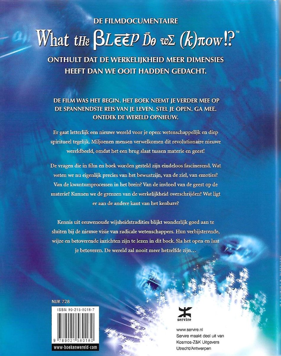 What The Bleep Do We Know!? - back cover