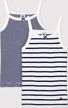 Petit Bateau 2 Pack Meisjes Onderhemd - Maat 152