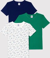 Petit Bateau 3 Pack Jongens Onderhemd - Maat 116