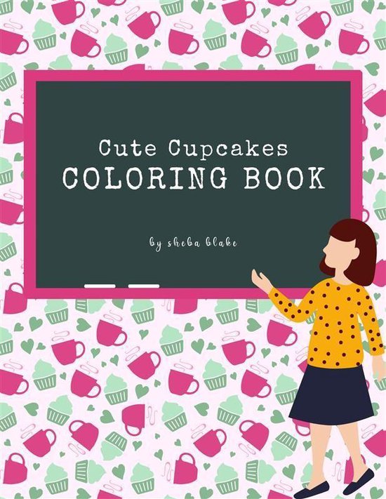 Cute Cupcakes Coloring Book for Kids Ages 3+ (Printable Vers ... - cover